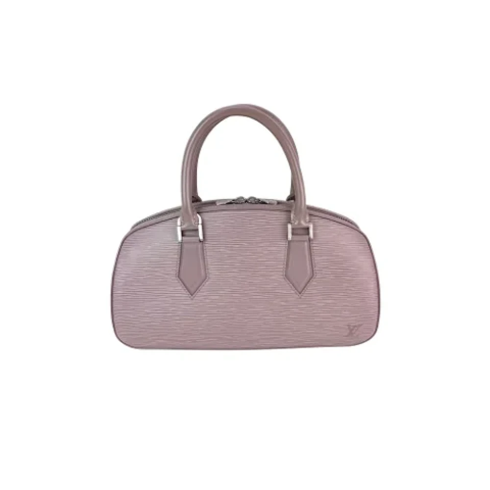 Louis Vuitton Vintage Pre-owned Leather handbags Gray Dames