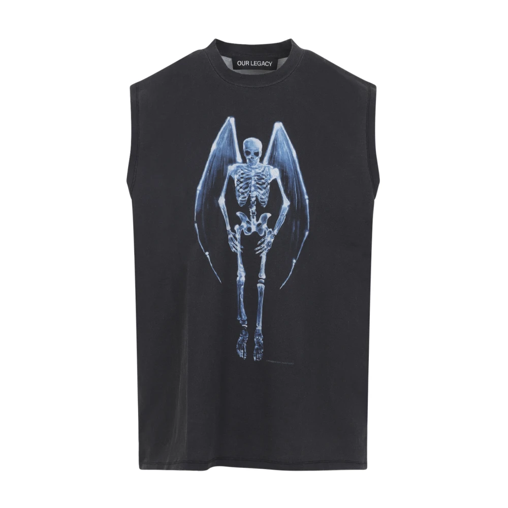 Our Legacy Men's Black Breathe Tank - Sleeveless Tops - L - Tops