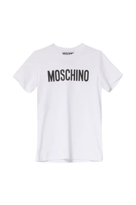 Klassisk Vit Bomull Kortärmad T-shirt