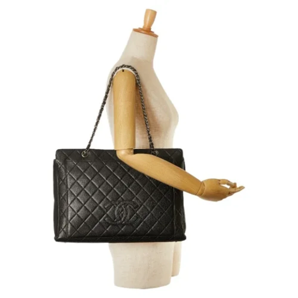 Chanel Vintage Pre-owned Leather chanel-bags Black Dames