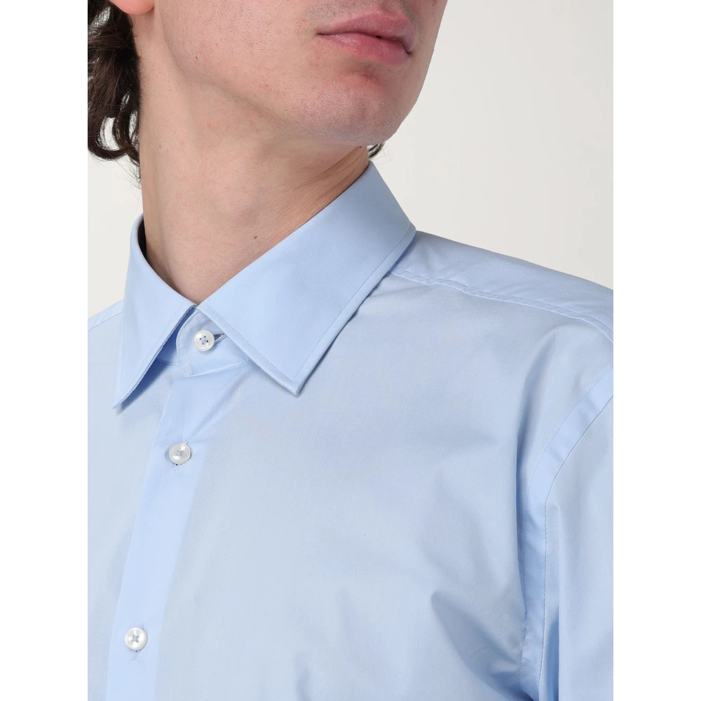 Hugo Boss Klassiek Herenoverhemd met Hank Detail Blue Heren