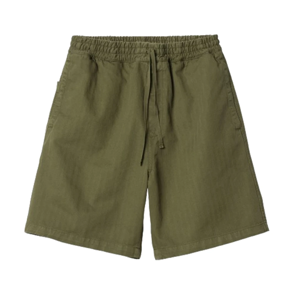 Carhartt WIP Groene Casual Shorts met Zakken Green Heren
