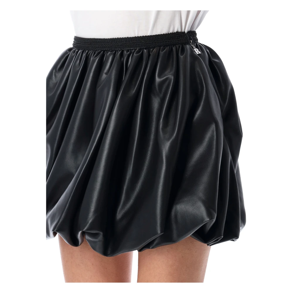 Rotate Birger Christensen Balloon Mini Rok Black Dames