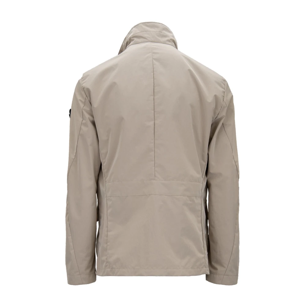 Peuterey Herenjas met rits en drukknoop Beige Heren