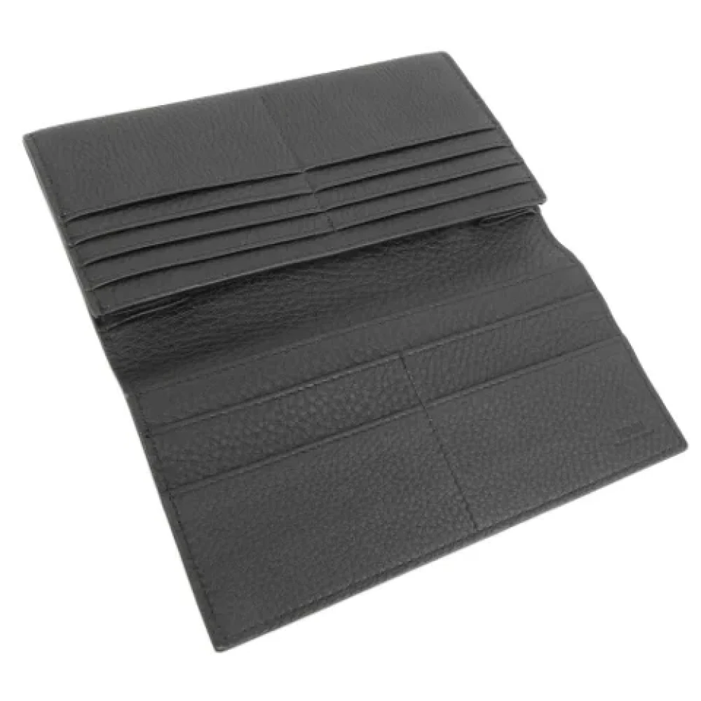 Fendi Vintage Pre-owned Leather wallets Black Dames