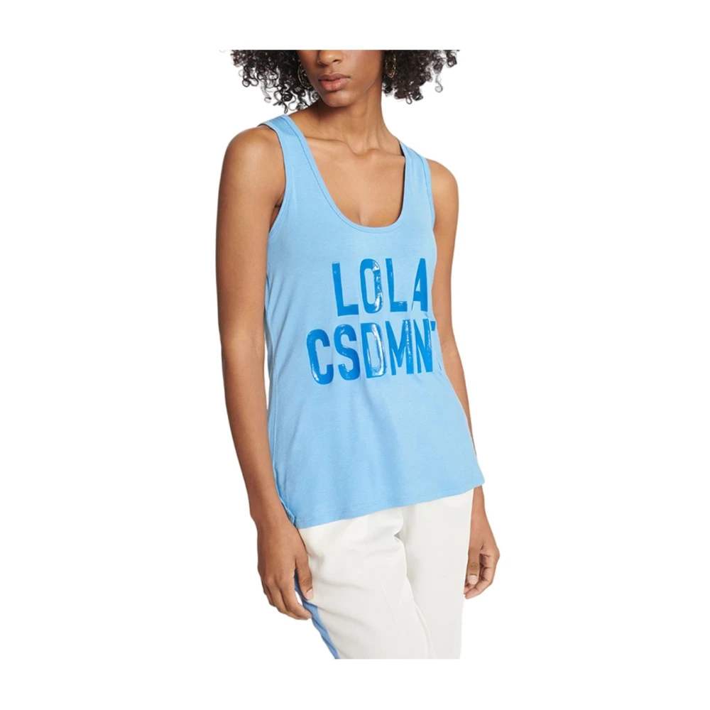 Lola Casademunt Blauw Dames T-shirt Blue Dames