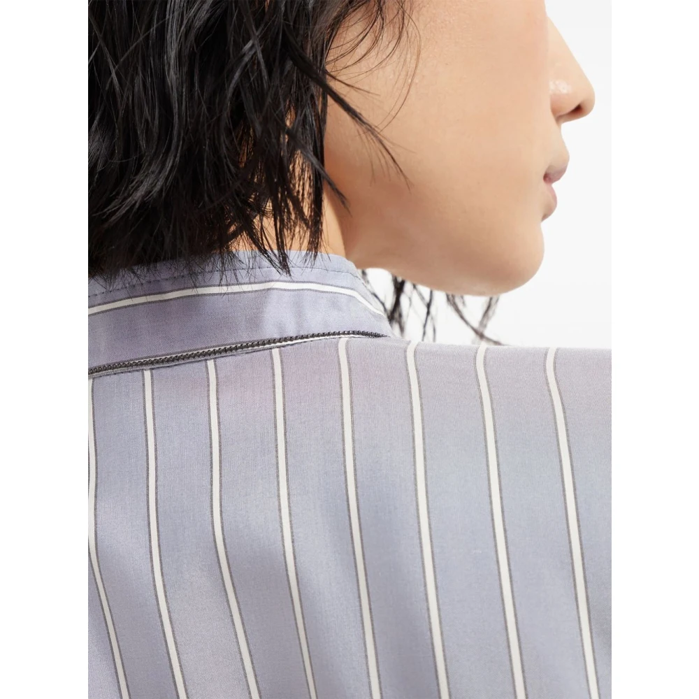 BRUNELLO CUCINELLI Elegante Overhemden Collectie Blue Dames