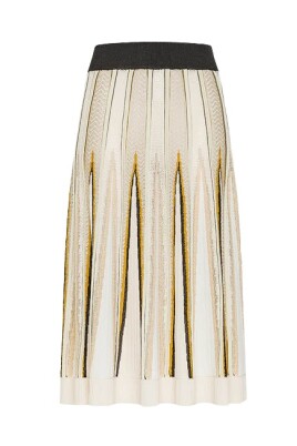 beige-chevron-stickad-midi-a-linje-kjol