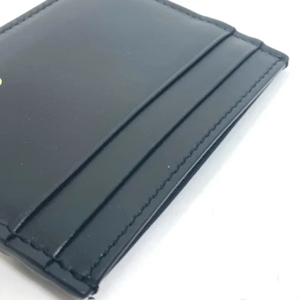 Gucci Vintage Pre-owned Leather wallets Black Heren