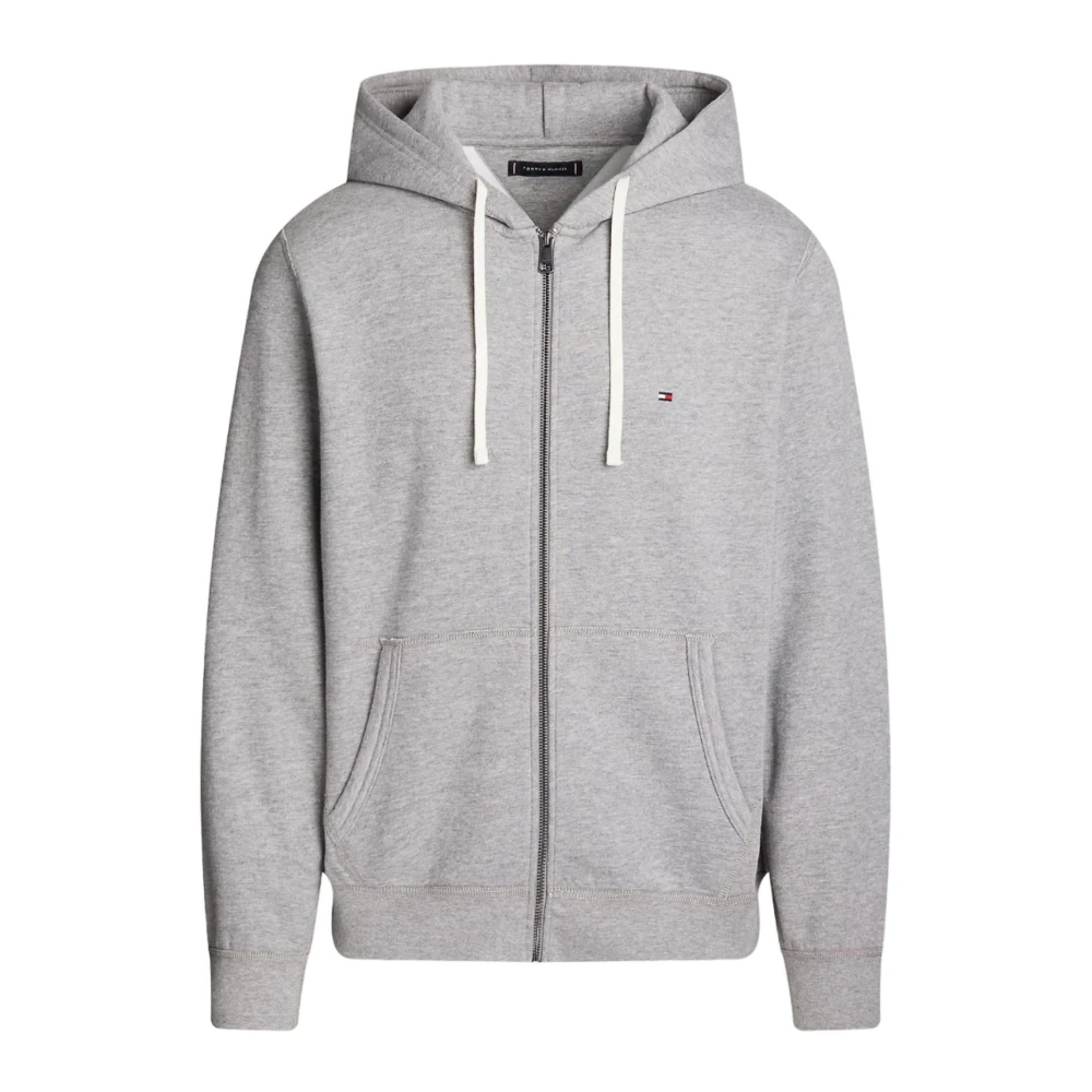 Tommy Hilfiger Men's Gray Stylish Sweatshirt - Zip-Throughs - M - Sweatshirts & Hoodies