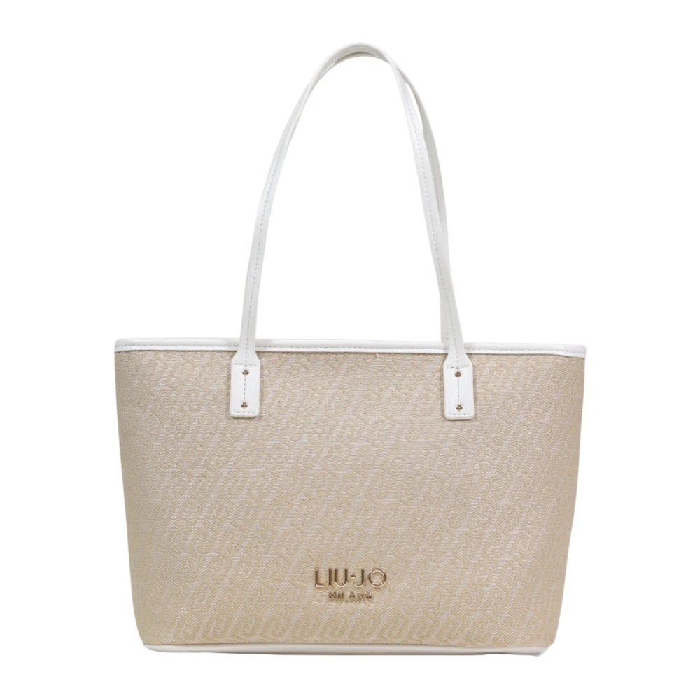 Liu Jo Vrouw Beige Tassen Dames, One Size, Polyester, Evrim Tote S