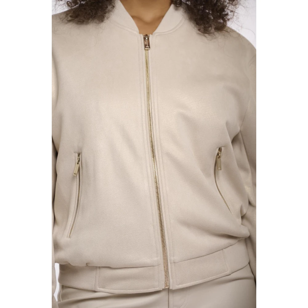 Rino&Pelle Birch Gold Bomberjack Beige Dames