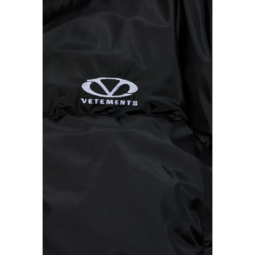 Vetements Pufferjas Black Dames