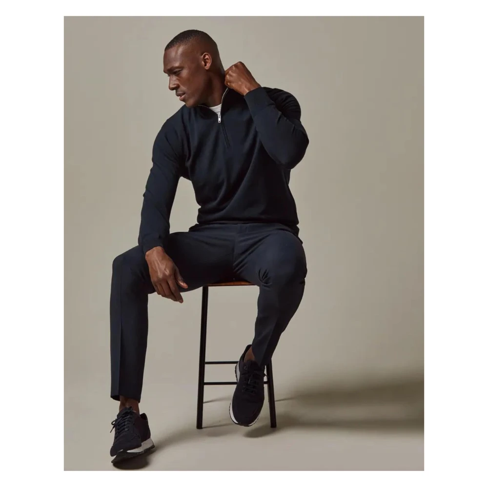 Profuomo Donkerblauwe Trui Blue Heren