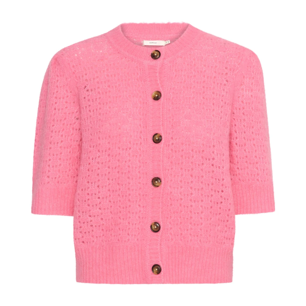 InWear Kortemouw Gebreid Vest French Rose Pink Dames