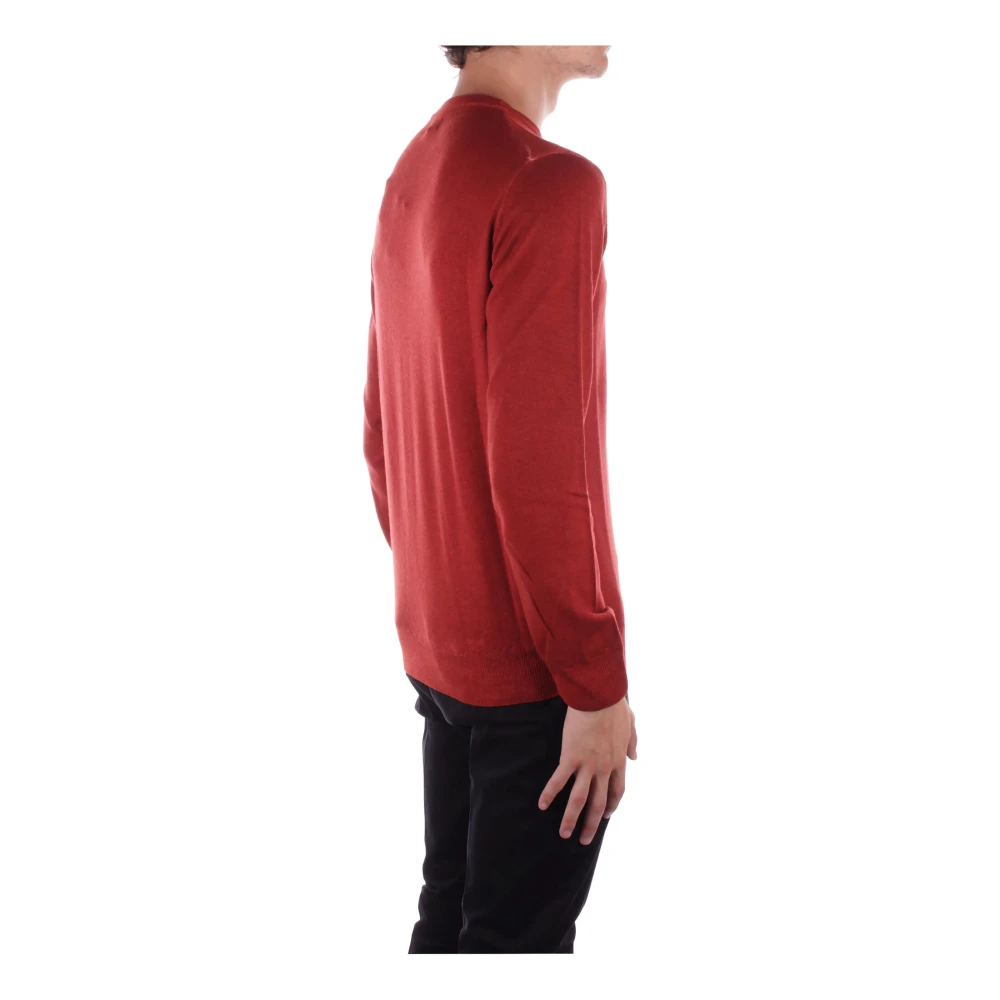 Woolrich Bruin Logo Front Sweater Brown Heren