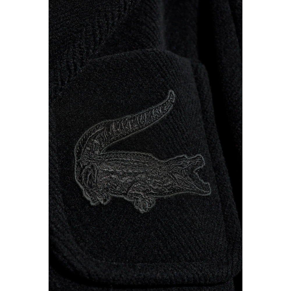 Lacoste Wollen jas Black Dames
