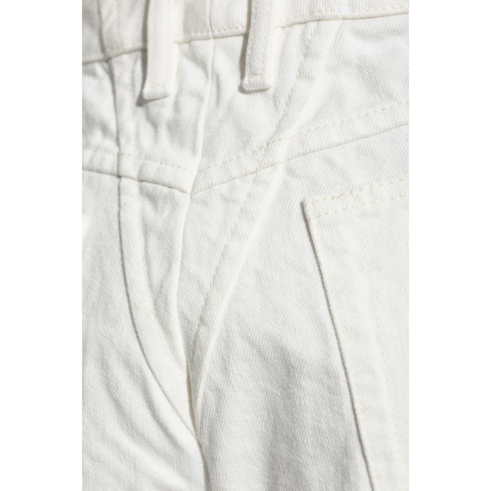 Jil Sander Jeans met decoratieve afwerking White Dames