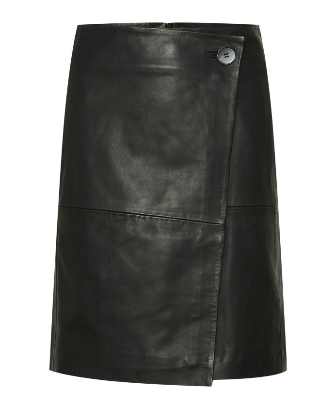 jupe-en-cuir-noir