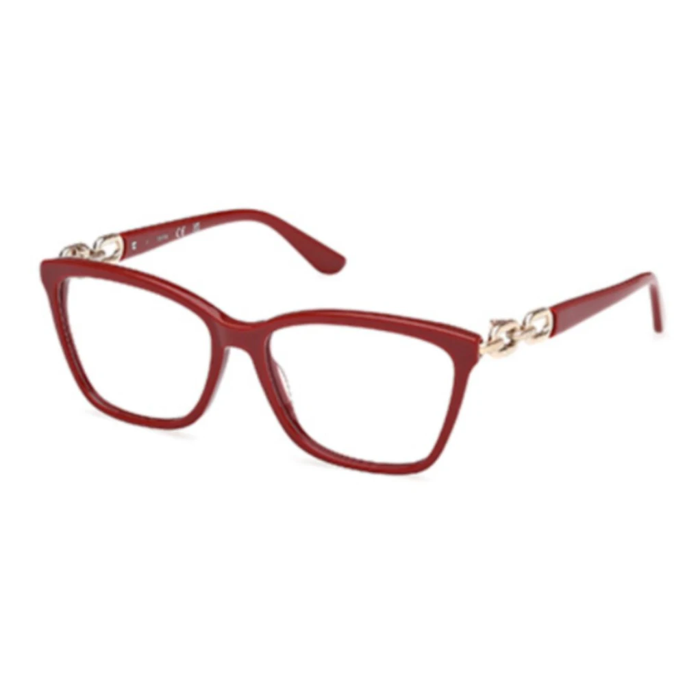 Guess Unisex Red Square Optical Frame - Glasses - 54 Mm - Accessories