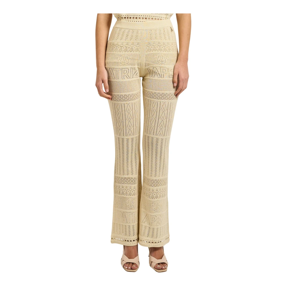 Patrizia Pepe Donna Beige Pantaloni, L, New,