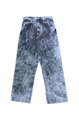 Denimblå Baggy Jeans
