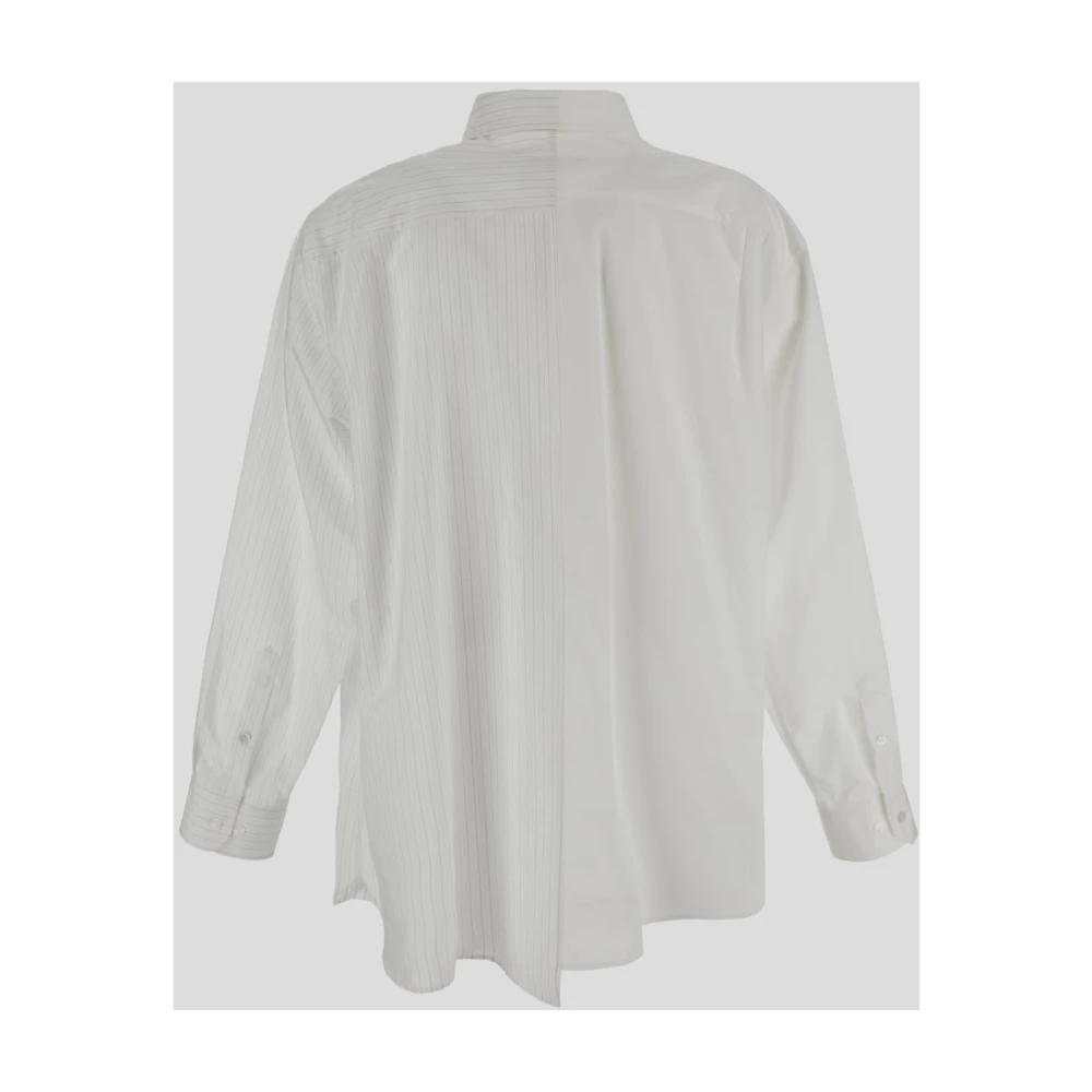 MM6 Maison Margiela Gedrukt Shirt van Katoen White Heren