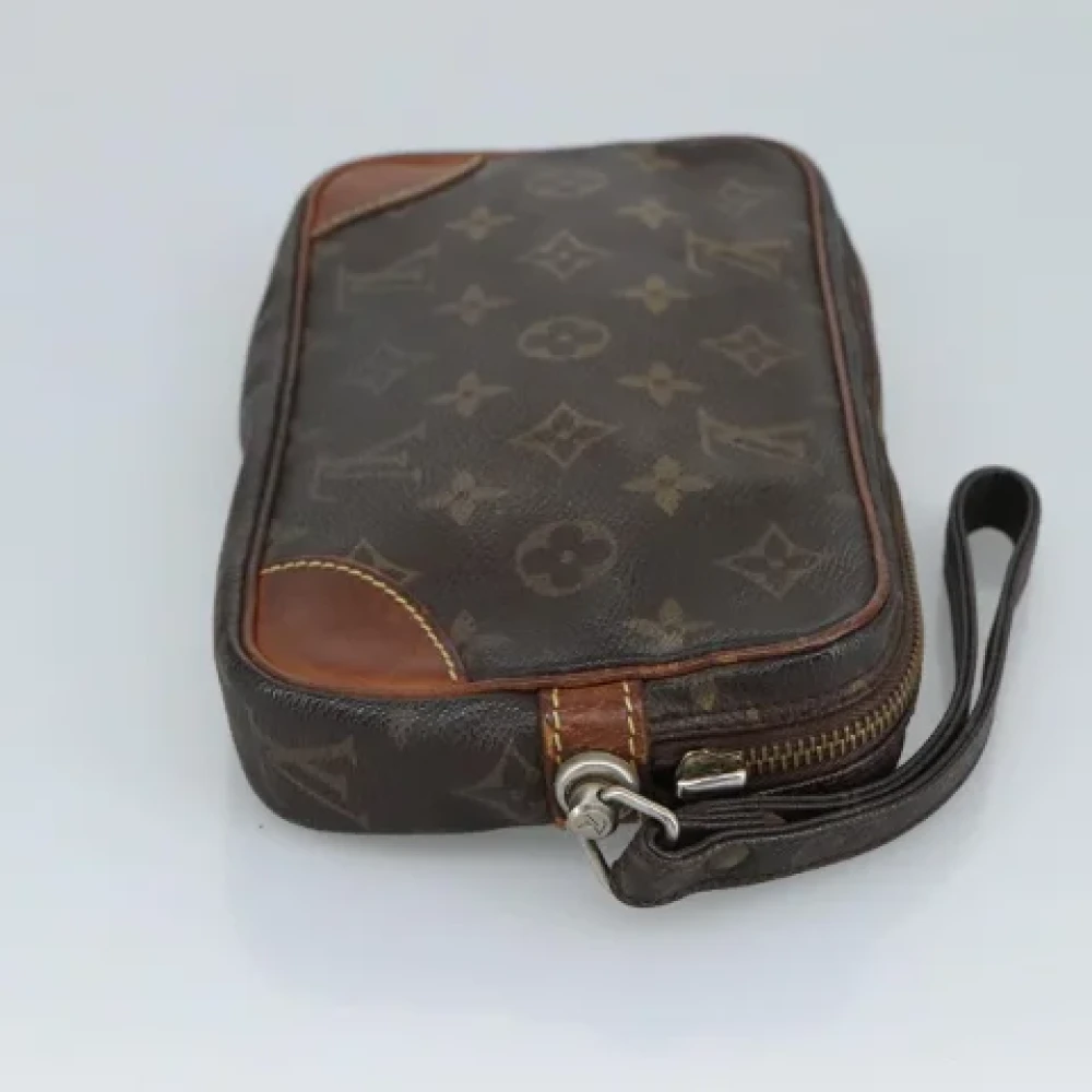 Louis Vuitton Vintage Pre-owned Canvas clutches Brown Dames