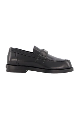 Svarta läder Penny Loafers