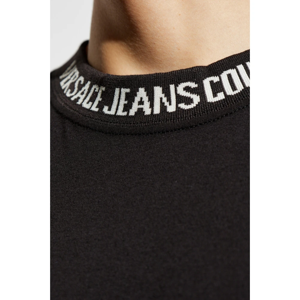 Versace Jeans Couture T-shirt met logo Black Heren