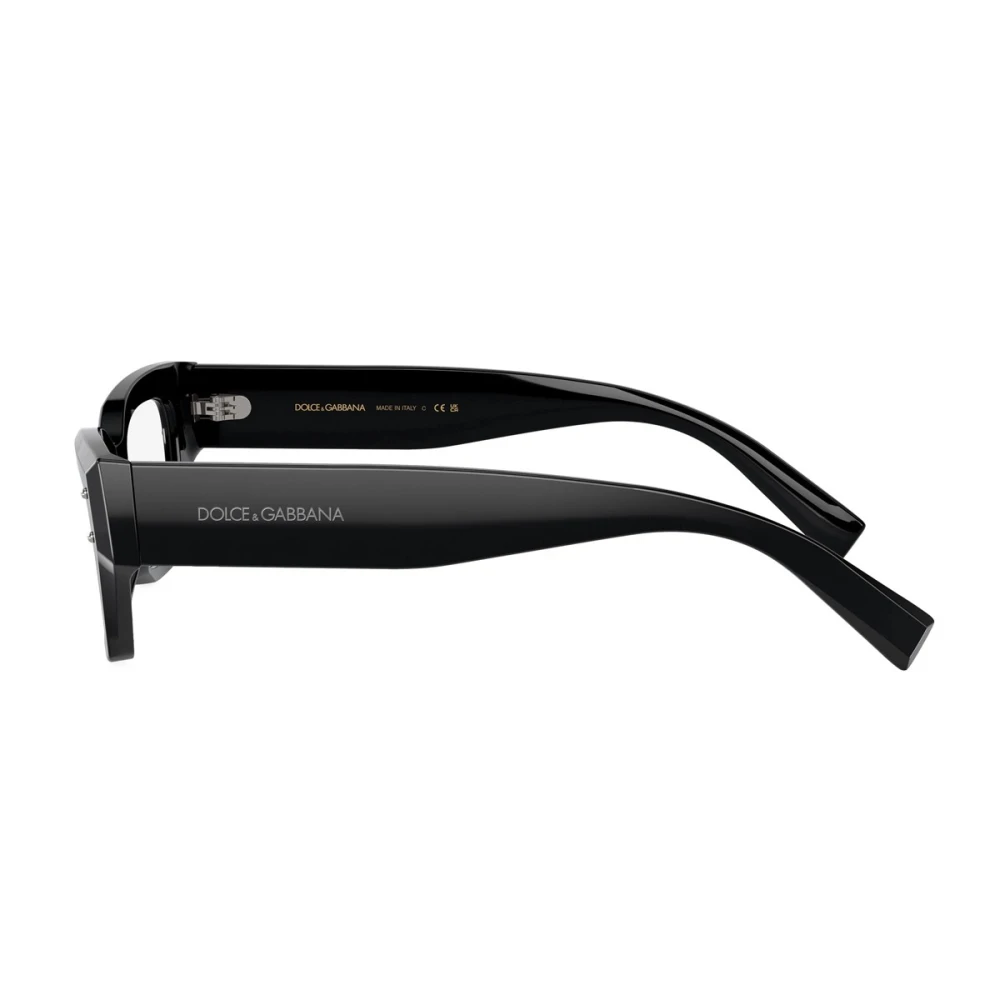 Dolce & Gabbana Rechthoekige acetaatbril Dg3387 Black Dames