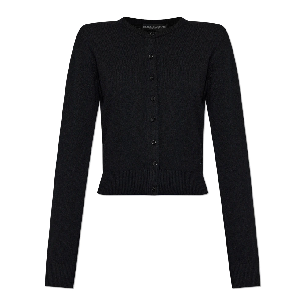 Dolce & Gabbana Femme Noir - Cardigan En Cachemire - Pulls - Taille: 38 Fr