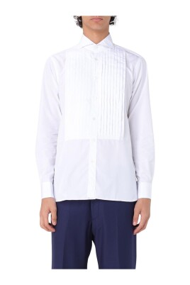 black-pleated-formal-shirt