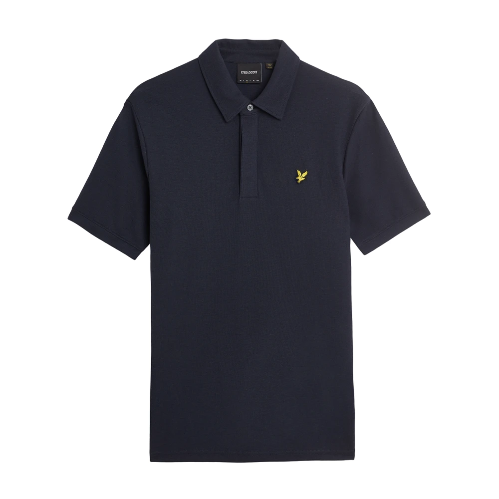 Lyle & Scott SS Polo Shirts Overhemdkraag Piqué Polo Shirt Blue Heren