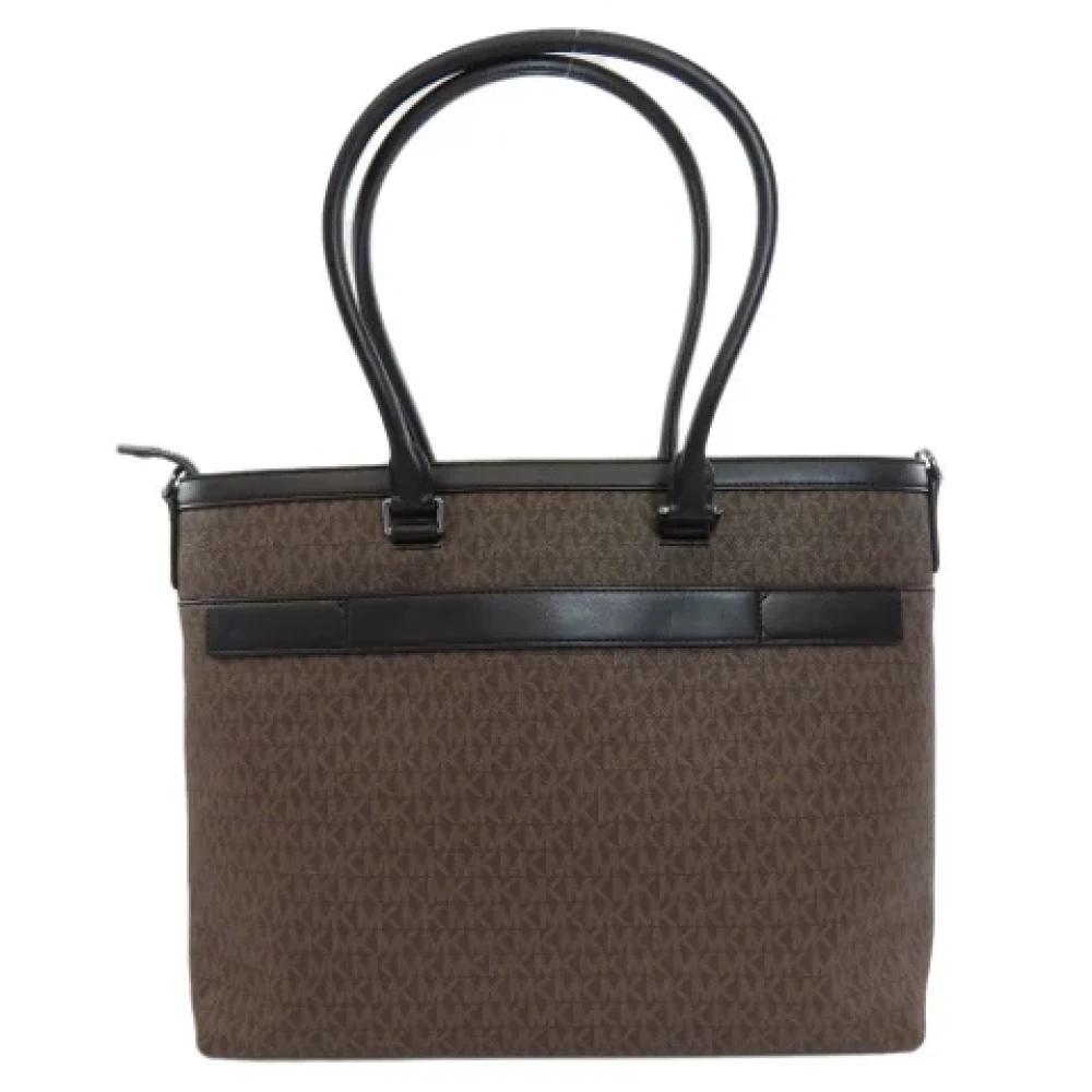 Michael Kors Pre-owned Plastic shoulder-bags Brown Dames
