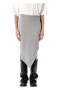 grey-melange-fleece-midi-skirt