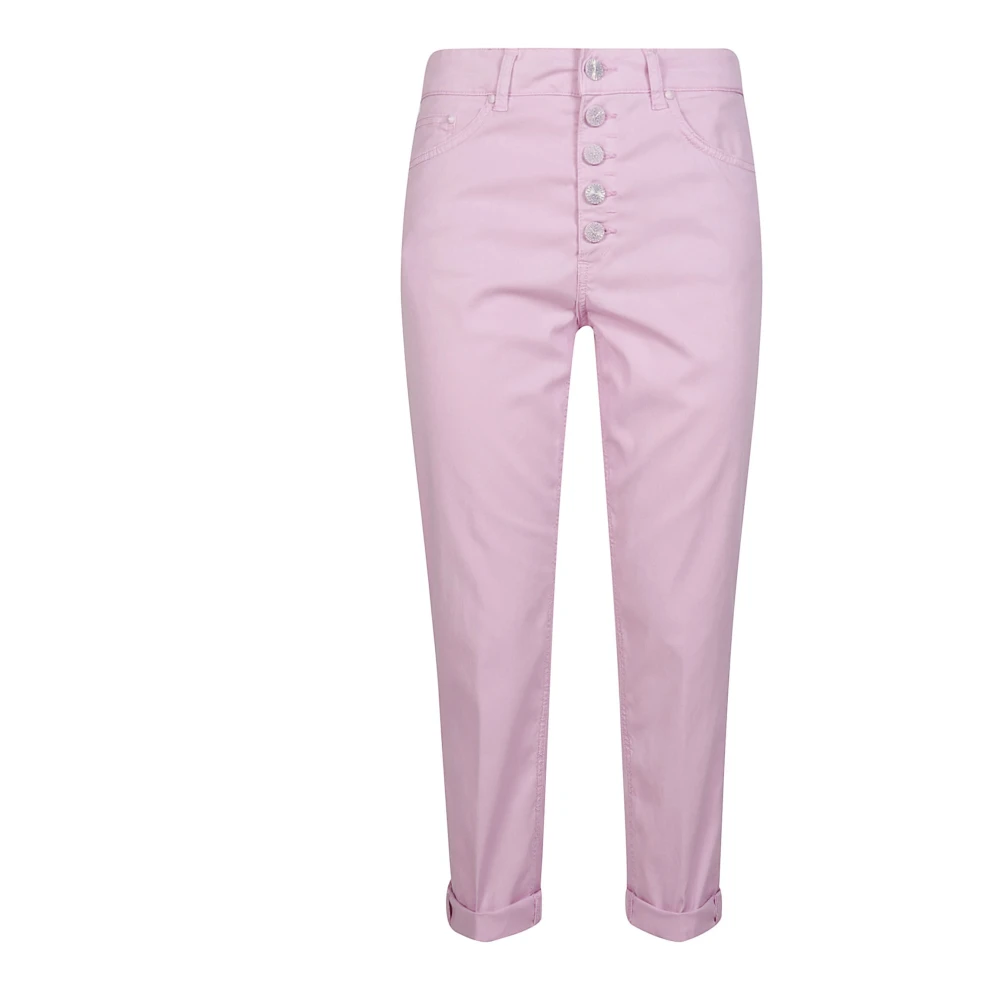 Dondup Lyocell Stijlvolle Top Pink Dames