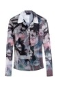 chemise-a-fleurs-avec-col-classique