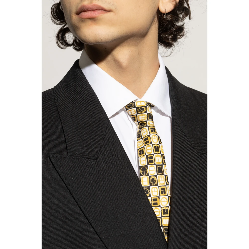 Moschino Zijden stropdas Multicolor Heren