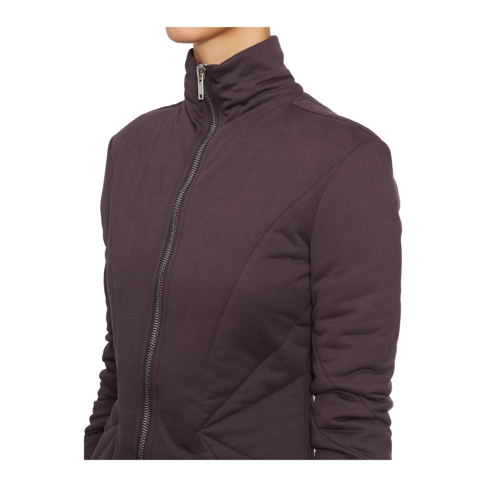 Rick Owens Gewatteerd Jas Ella Purple Dames