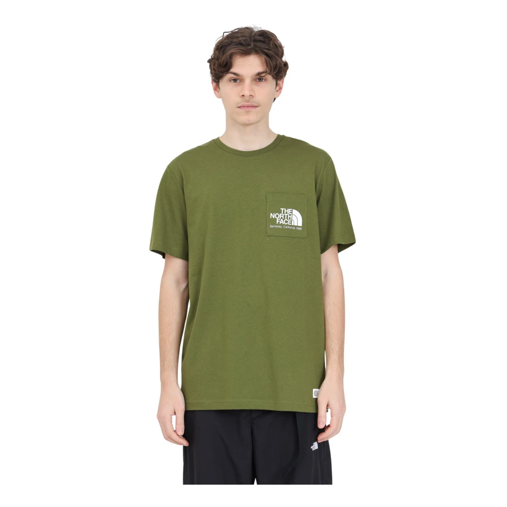 The North Face Heren Olijf Bos Logo T-shirt Green Heren