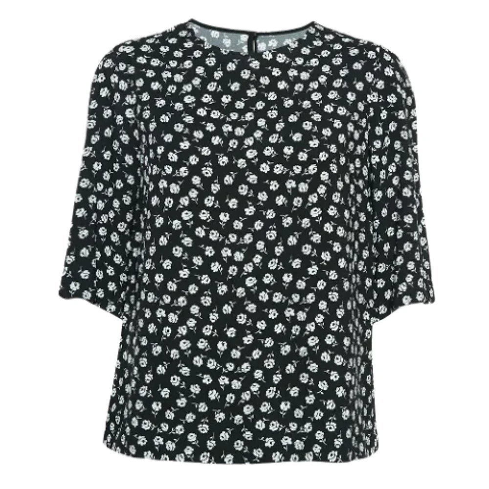 Dolce & Gabbana Pre-owned Fabric tops Black Dames