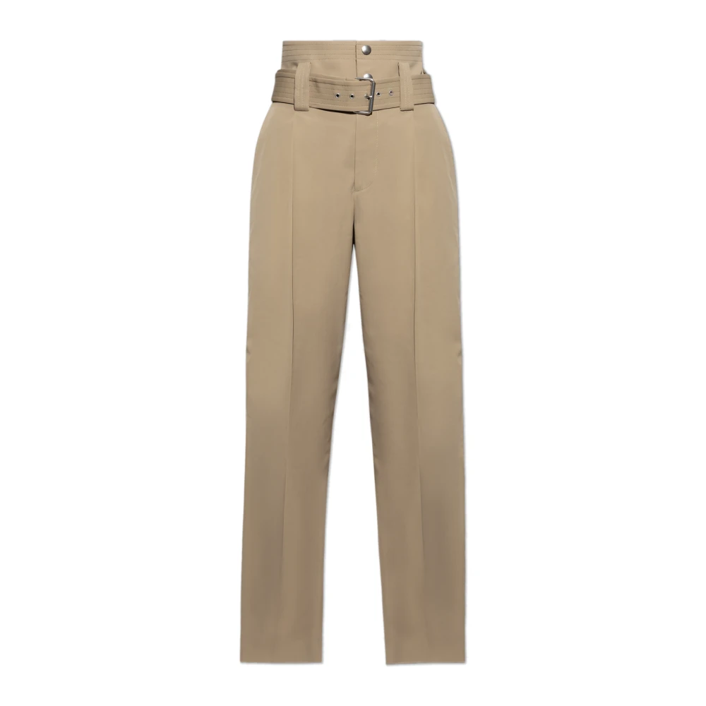 Bottega Veneta Hoge taille broek Beige Dames