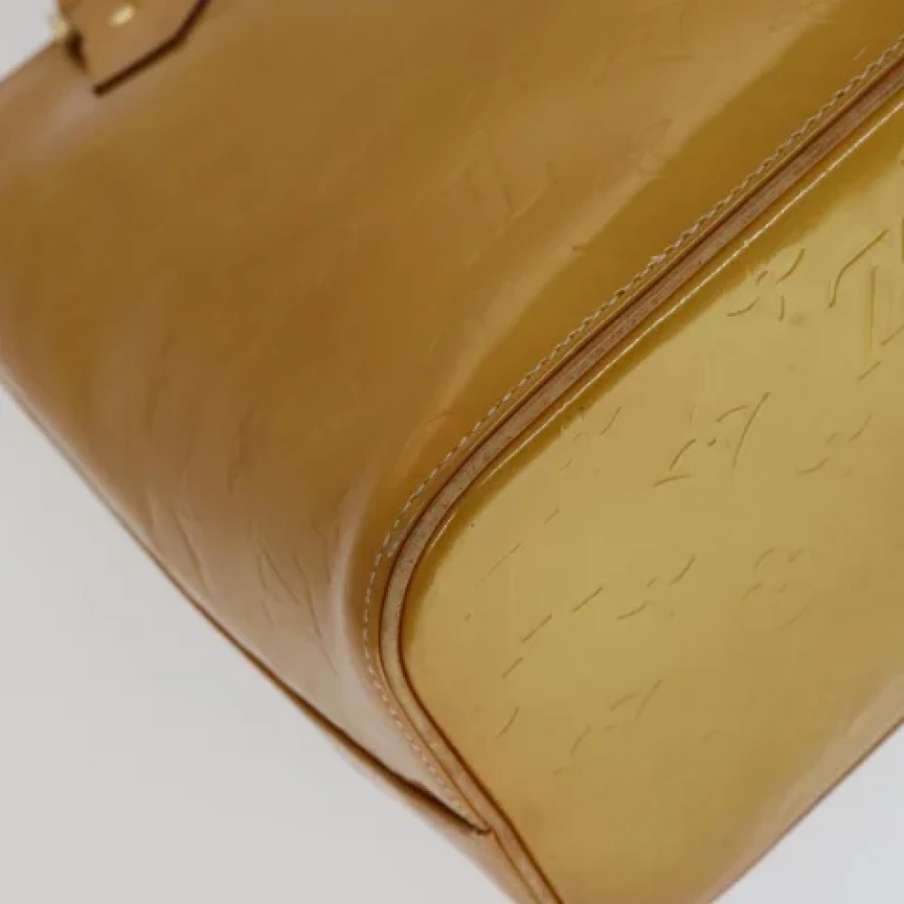 Louis Vuitton Vintage Pre-owned Leather handbags Beige Dames