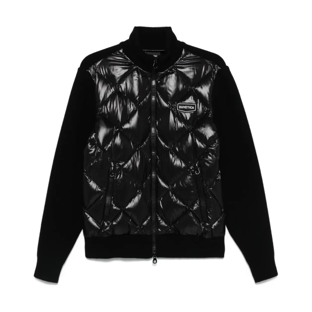 Duvetica Zwarte Jassen met Cedegolo Stijl Black Heren
