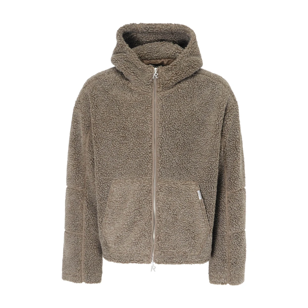 Represent Taupe Fleecejas met capuchon Gray Heren