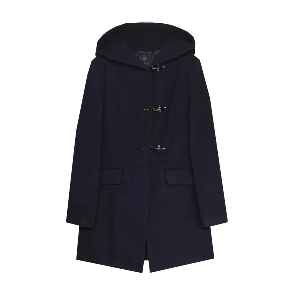 Fay Blue Winter Jackets, Female, 12 Y, Wool Coat