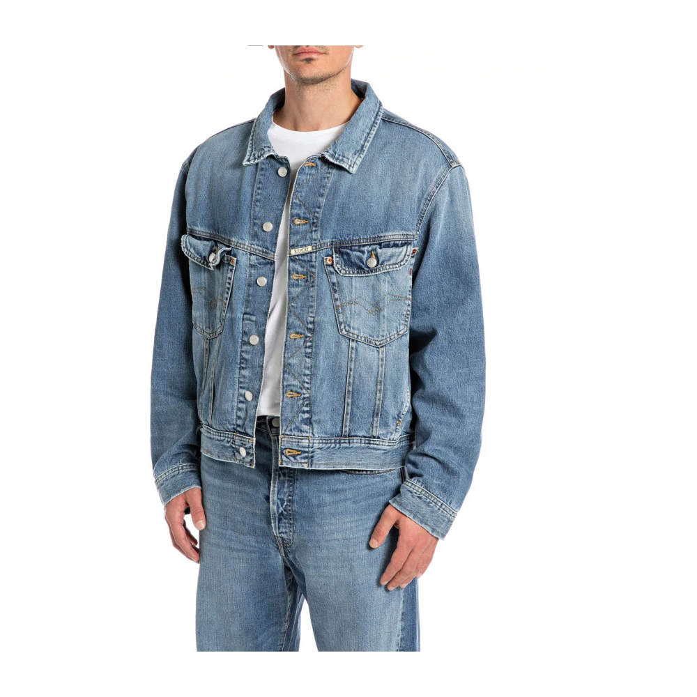 Jackets > Denim Jackets - - Replay - Modalova