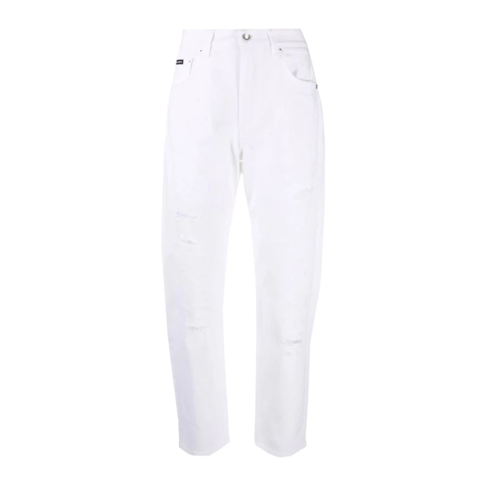 Dolce & Gabbana Slim Fit Jeans White Dames