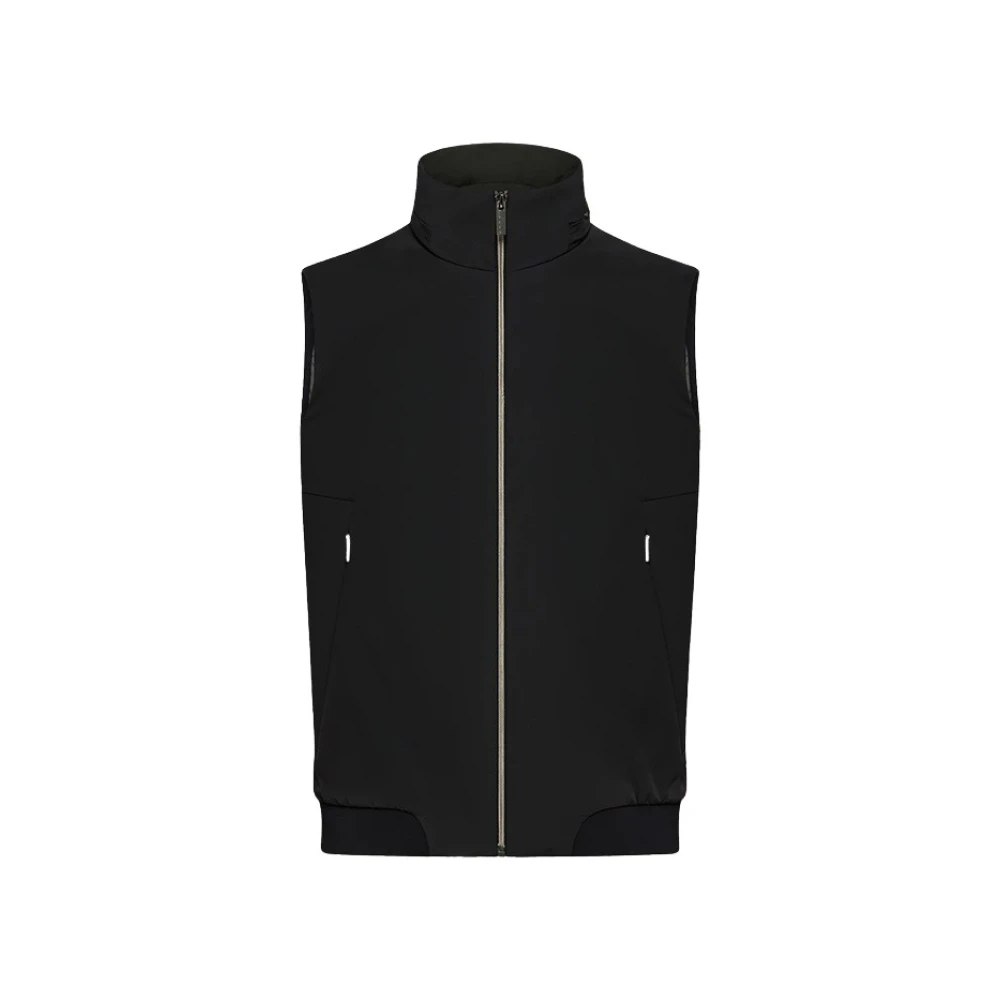 RRD Zwart Gewatteerd Vest met Capuchon Black Heren